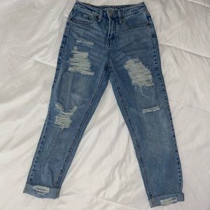 High rise mom jeans